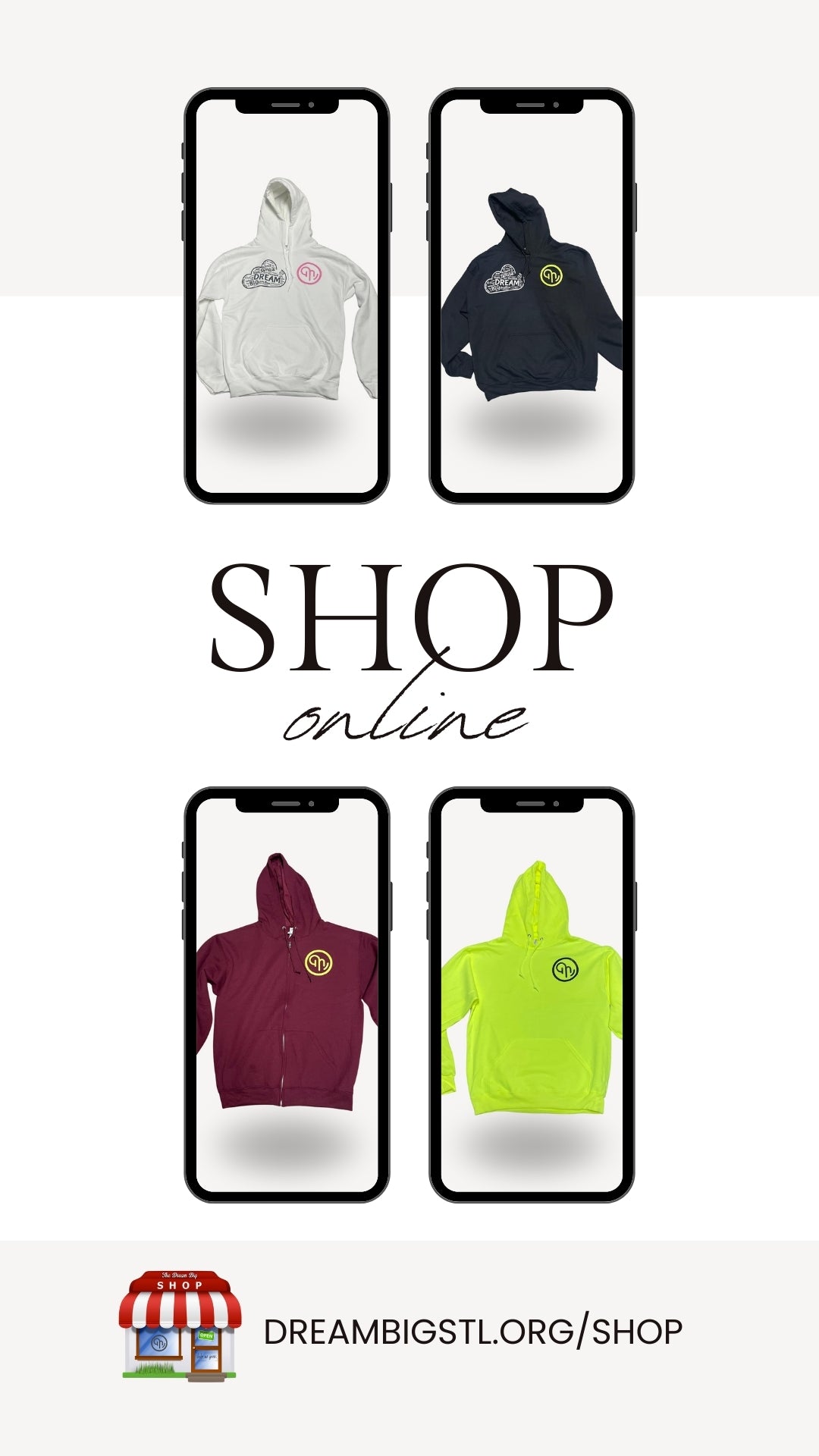 White (Black Logo) Hoodie